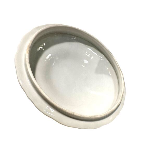 Blue Danube Japan Cobalt Blue Onion Round Covered Vegetable Serving Dish - Picture 5 of 7